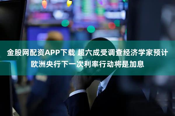 金股网配资APP下载 超六成受调查经济学家预计欧洲央行下一次利率行动将是加息